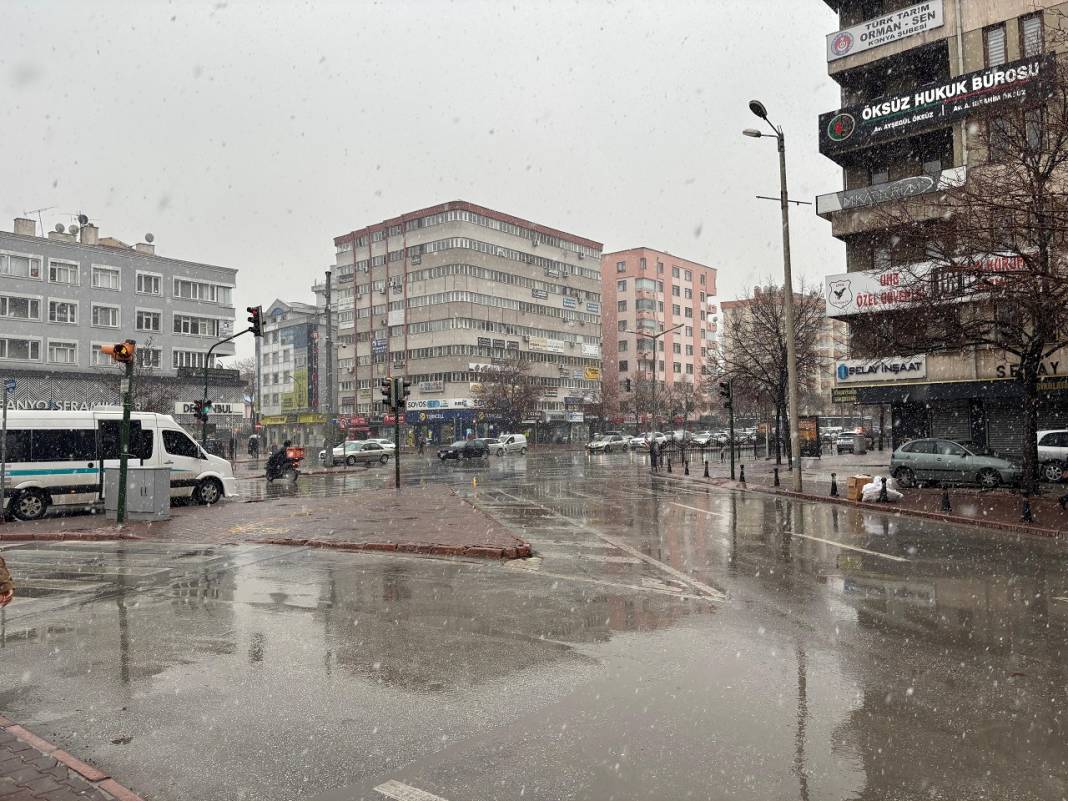 Kar Konya’ya ‘buradayım’ dedi! 4